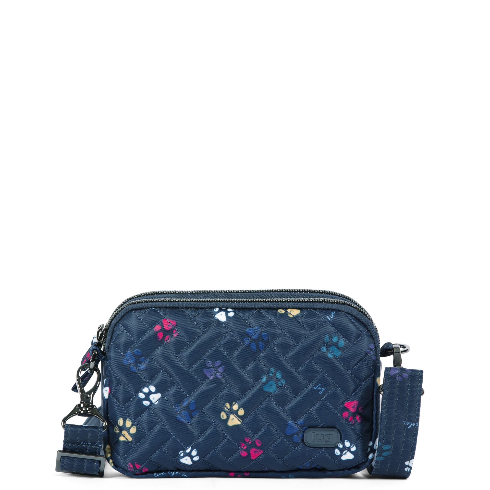 Coupe Convertible Crossbody Bag - - Coupe_PawsNavy_01a